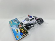 Набор "Светофор" машинка инерц., двери открываются, светофор, 2 цвета в ассортименте, в/п 16,5*23*7 