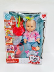 Пупс 30 см, со звуком, с аксессуарами, пьёт, писает, в/к 34*25*14 см