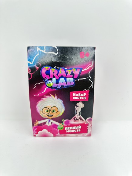 Научно-познавательный набор Пенный монстр, модели Crazy Lab, в/к 15*10*4 см