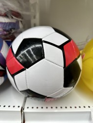 Футбольный мяч 270 грамм, PVC, 2 слоя, 4-6 цв. в ассорт., диаметр 22 см, 22*20 см